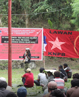 KNPB spokesperson Ones Suhuniap