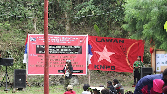 KNPB spokesperson Ones Suhuniap