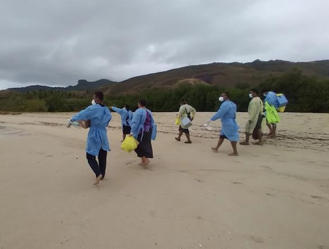 Remote swabs work in Fiji
