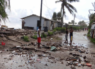 2014 Majuro storm tidal surge