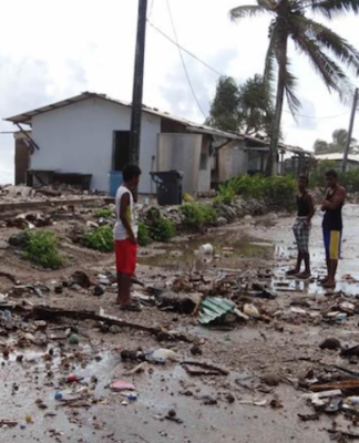 2014 Majuro storm tidal surge