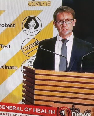 NZ's Director of Health Dr Ashley Bloomfield