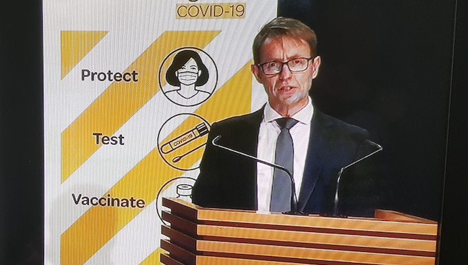 NZ's Director of Health Dr Ashley Bloomfield
