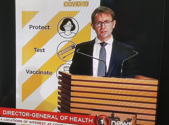 NZ's Director of Health Dr Ashley Bloomfield