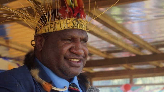 PNG Prime Minister James Marape