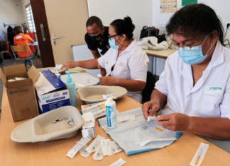 Magenta vaccination centre
