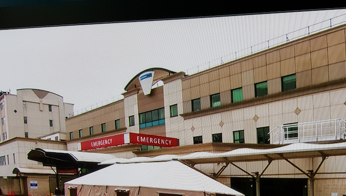 Middlemore Hospital triage tent