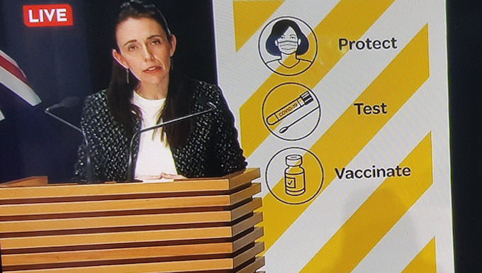 NZ Prime Minister Jacinda Ardern 040921