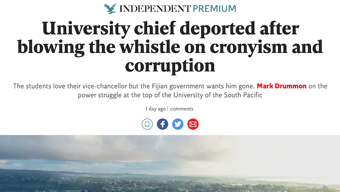 The Independent on USP