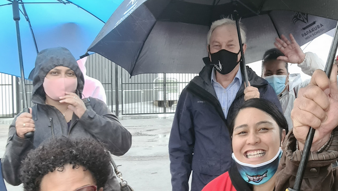 Auckland mayor Phil Goff