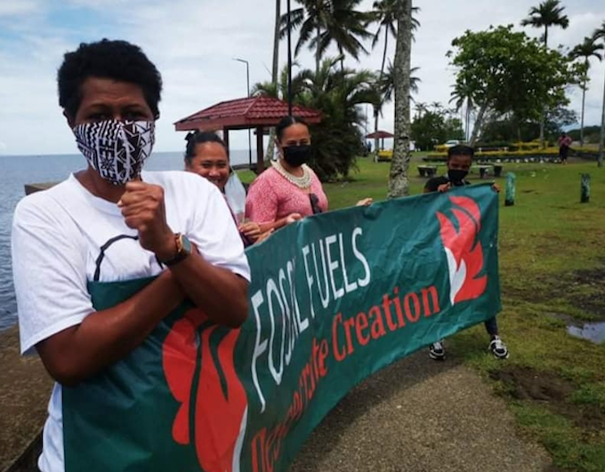 Fiji climate protesters