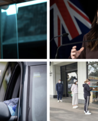 Covid-19 montage RNZ
