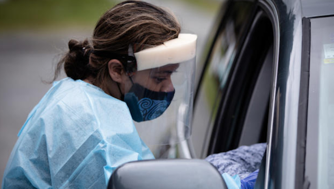 Nurses in NZ's Far North vaccinating