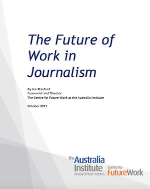 The Future of Work in Journalism