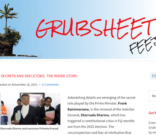 Grubsheet Feejee