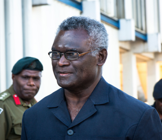 Solomon islands Prime Minister Manasseh Sogavare