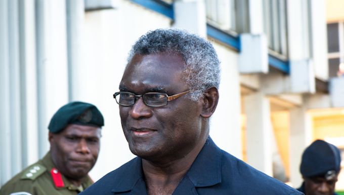 Solomon islands Prime Minister Manasseh Sogavare