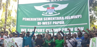 A Papua Green State rally