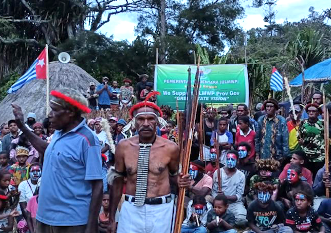 A Papuan Green State rally.