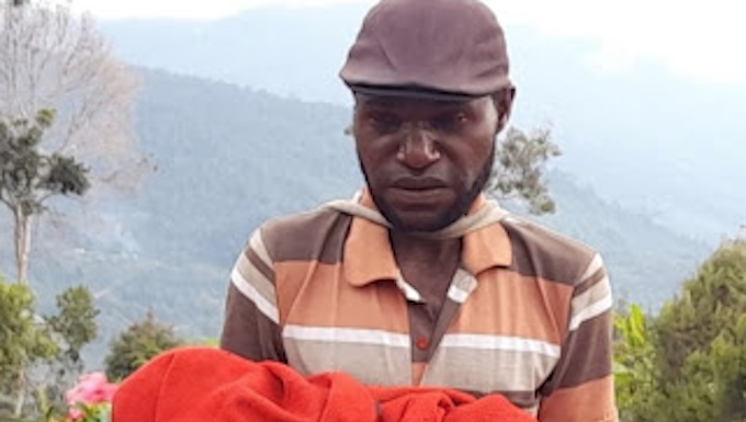 The funeral of two-year-old Nopelinus Sondegau