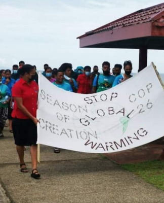 Suva climate march