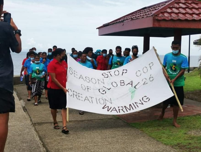Suva climate march