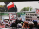 Anti-vaxxer protesters at Whanganui