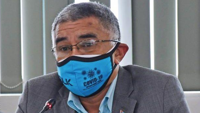 Fiji's Health Secretary Dr James Fong