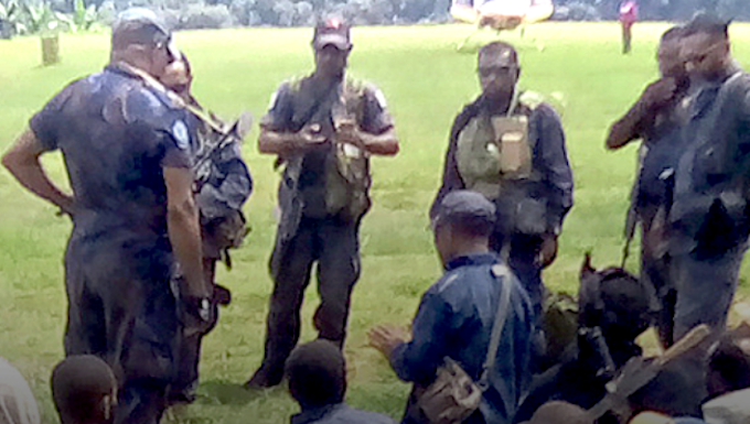 PNG police "gang busters"