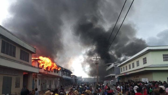 Rioting in Honiara