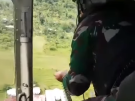 Indonesian military helicopters firing indiscriminately at civilian villages
