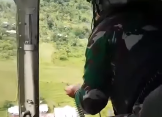 Indonesian military helicopters firing indiscriminately at civilian villages