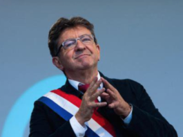 French presidential candidate Jean-Luc Melenchon