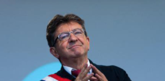 French presidential candidate Jean-Luc Melenchon