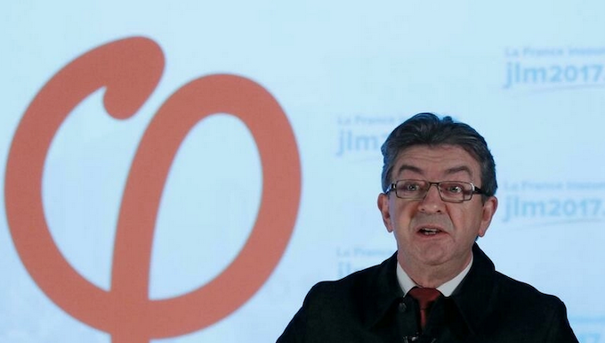 France Unbowed leader Jean-Luc Melenchon