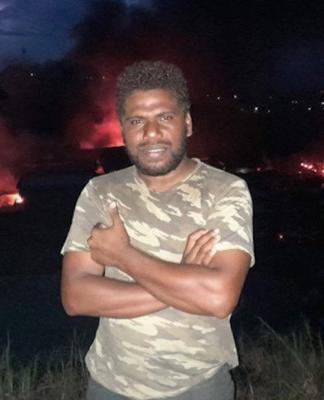 Solomon Islands – where the world news talent is all local Job Rongo’au reporting on the Honiara riots for ZFM Radio
