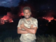 Job Rongo’au reporting on the Honiara riots for ZFM Radio