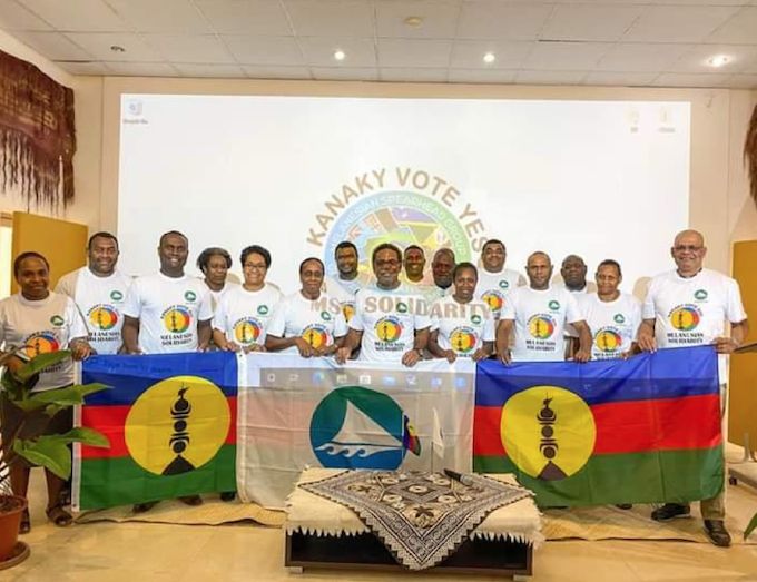Melanesian Spearhead Group team backs Kanaky