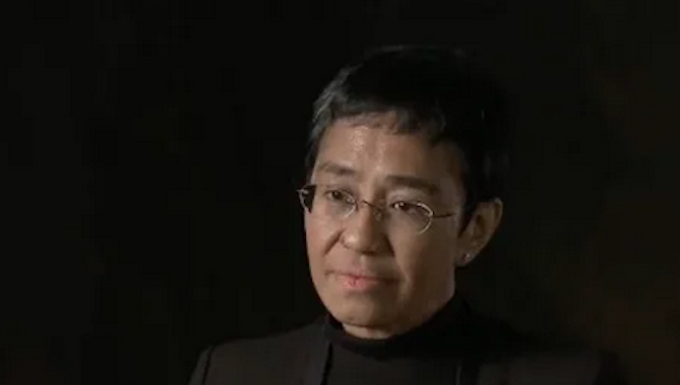 Nobel Peace laureate and journalist Maria Ressa