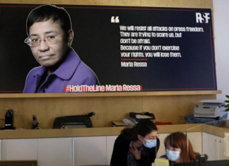Nobel Peace Prize joint-winner veteran Philippine journalist Maria Ressa