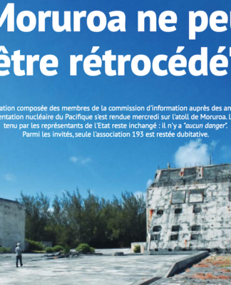 Moruroa nuclear 'answers'
