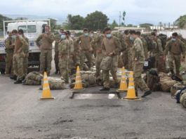 New Zealand Defence Force troops in Honiara