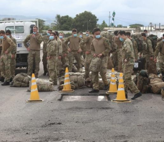 New Zealand Defence Force troops in Honiara
