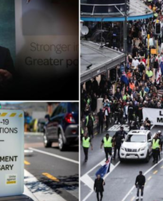 Omicron in NZ, covid-19 vaccine milestones and mandate protest Covid-19 news day in NZ 16-12-21