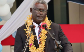 Solomon Islands Prime Minister Manasseh Sogavare
