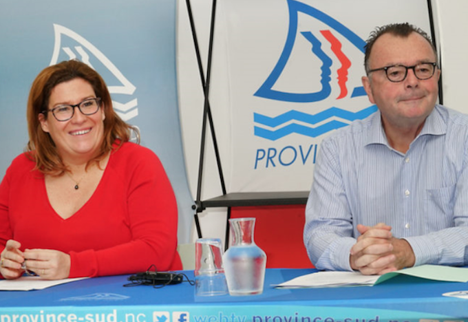 Southern province President Sonia Backes and Public Prosecutor Yves Dupas