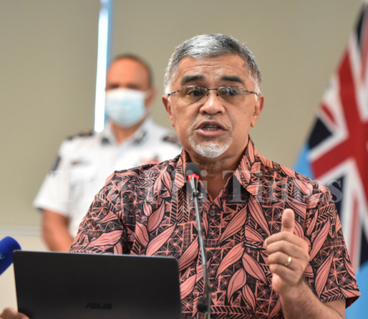 Fiji Health Secretary Dr James Fong
