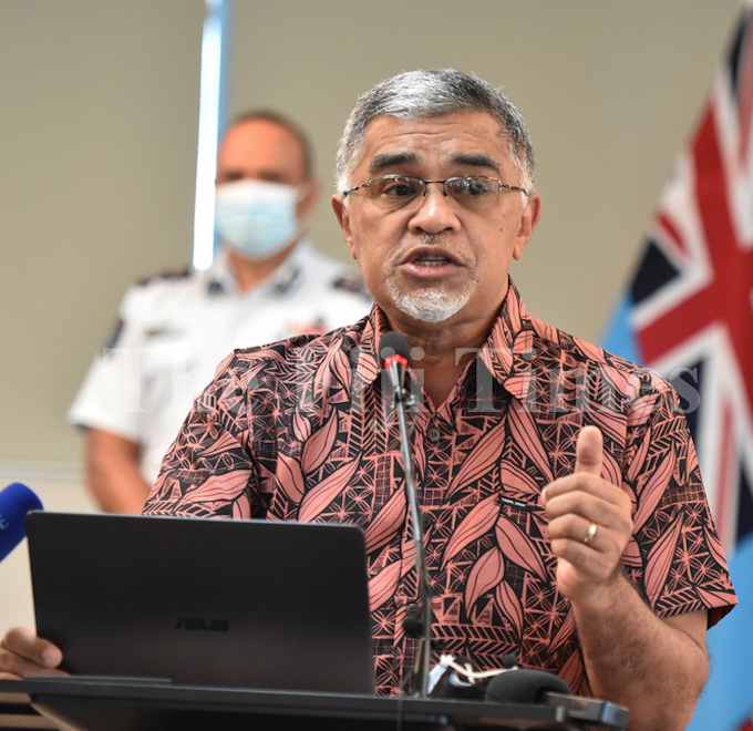 Fiji Health Secretary Dr James Fong