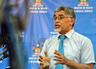 Fiji Health Secretary Dr James Fong