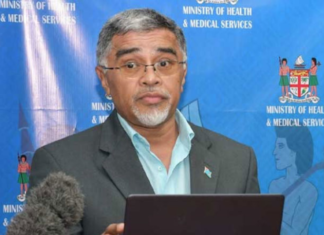 Fiji's Health Secretary Dr James Fong